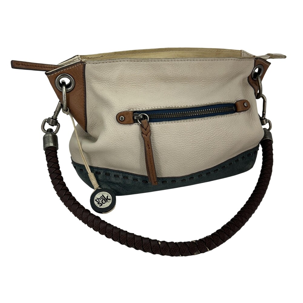 The Sak Shoulder Bag Womens Small Kendra Hobo Indio Leather Colorblock Purse